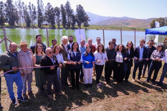 Ministerio de Agricultura inaugura rehabilitación de tranque ex CORA que fortalecerá el riego en la Región Metropolitana