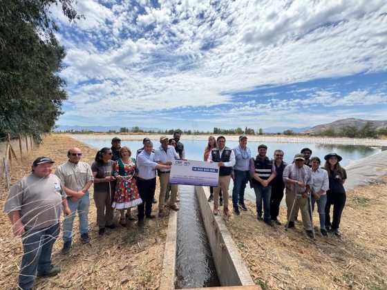 En Teno: Comisión Nacional de Riego inaugura tranque Santa Ana y entrega cerca de $9 mil millones en nuevas bonificaciones para la Región del Maule
