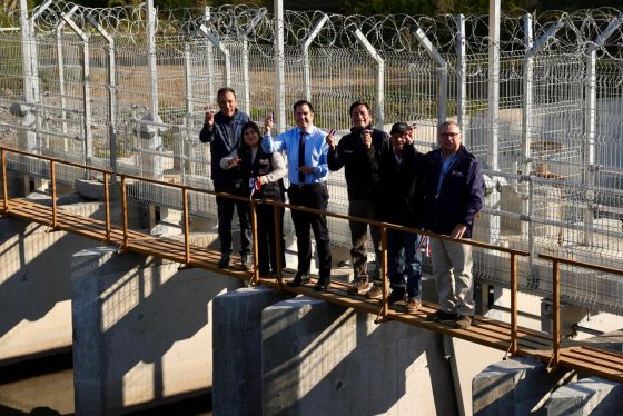 Ñuble avanza en riego; Inauguración modernas compuertas automatizadas con energía solar en el Canal Juan Francisco Rivas de San Carlos