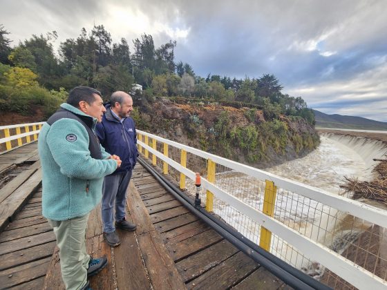 CNR y canalistas del Embalse Recoleta recorren infraestructura de riego afectada por temporal