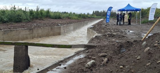 CNR fortalece la seguridad hídrica de más de 4.700 hectáreas con obras en el Canal Biobío Norte